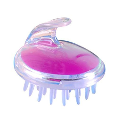 Fabal New Silicone Shampoo Scalp Shower Body Washing Hair Massage Massager Brush Comb