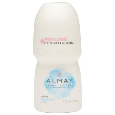 Almay Roll-On Antiperspirant & Deodorant Fragrance Free 1.7 oz.(pack of 6)