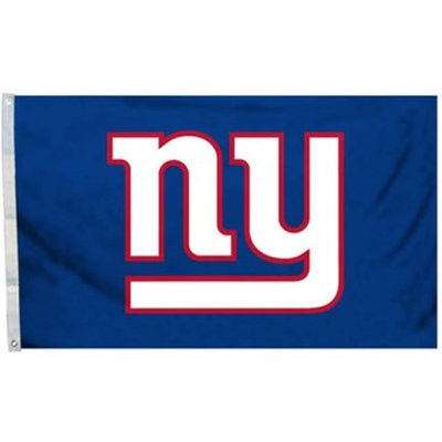 Fremont Die 94975B 3 Ft. X 5 Ft. Flag with Grommetts - New York Giants