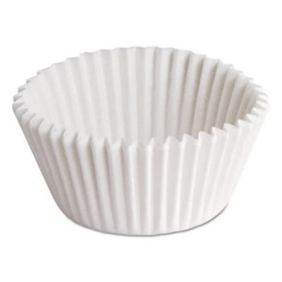 Hoffmaster BL114-3 CPC Flute Paper Bake Cup - White Case of 10000