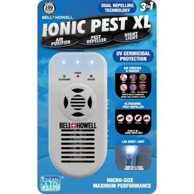 Bell & Howell Ionic Pest 3-in-1 Repeller Air Purifier/Ionizer and Nightlight
