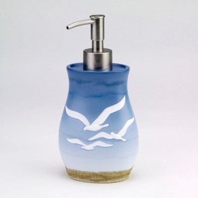 Seagulls Lotion Pump White/Blue - Avanti®