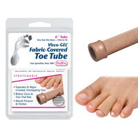 SPECIAL PACK OF 3-Visco-GEL© Fabric-Covered Toe Tube Small