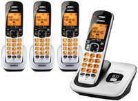 Uniden D1760-4 DECT 6.0 Cordless Phone w/ 3 Extra Handsets