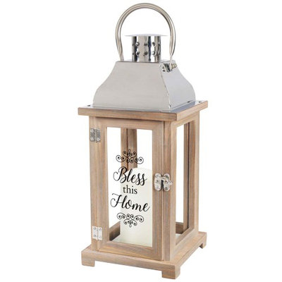 Carson Home Accents Bless This Home Lantern