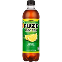 Coca Cola Fuze Iced Black Tea, Lemon, 20 Fl Oz, 24 Ct