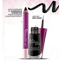 Avon simple pretty kajal and simple pretty eye liner -black