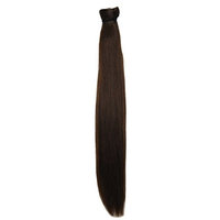 Cojune Human Hair Velcro Wrap Around Ponytail Extensions 100g per Piece Straight 20