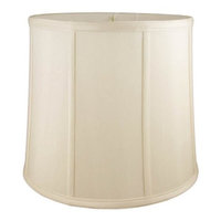 Round Drum Lampshade in Eggshell