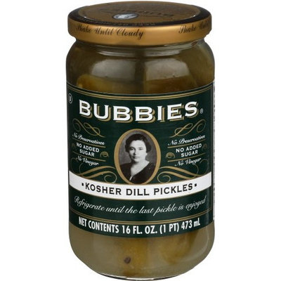 Bubbies Pure Kosher Dill Pickle 16 Oz (Pack of 1)