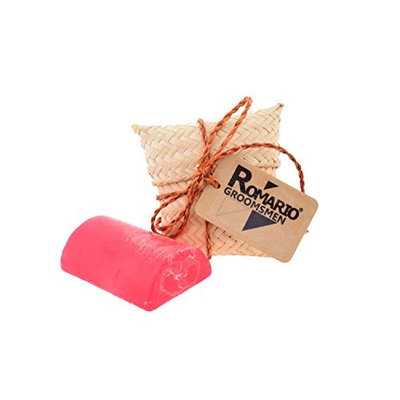 Romario Groomsmen - - PAPAYA WILD HONEY Aromatherapy Hand Made Luffa Soap (Natural Loofah Sponge Scrubber with Bar Soap) 100g Brightening Soft Skin in Unique Handcraft Packaging as Gifts Souvenir