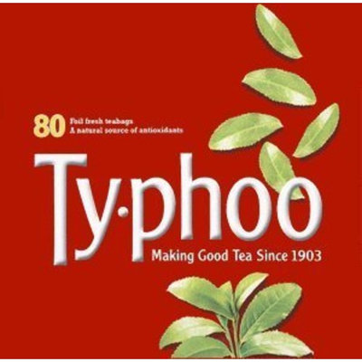 Typhoo Tea 80ct Tea Bags 8.82 ounces 250g