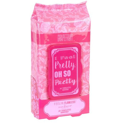 Jean Pierre I Feel Pretty OH SO Pretty Grapefruit 60-count Facial Towelettes