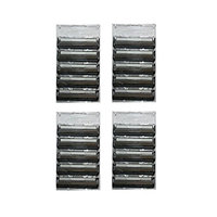 Gillette Atra Plus Refill Razor Blade Cartridges, Bulk Packaging, 20 Count + FREE Makeup Blender
