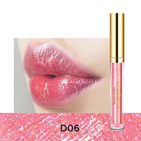 Fenleo Metallic Lip Gloss, Waterproof, Moisturizing, Long-lasting Sexy Women Lips Cosmetics