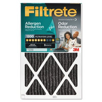 3M Filtrete Allergen Plus Odor Reduction Air and Furnace Filter, 16x25, Set of 4