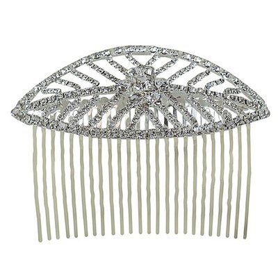 Leaf Hair Comb Crystals 3.75