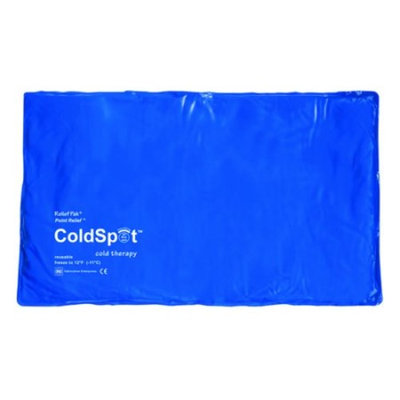 Relief Pak blue-vinyl reusable cold pack, oversize (11 x 21