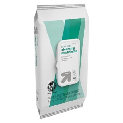 Extra Large Cleansing Cloths - 48 ct - up & up