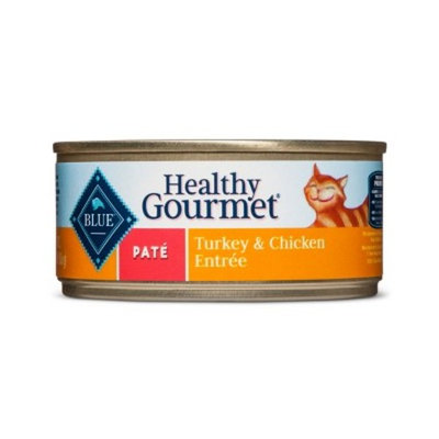 Blue Buffalo Healthy Gourmet Adult Pate Turkey & Chicken Entrée - Wet Cat Food - 5.5oz