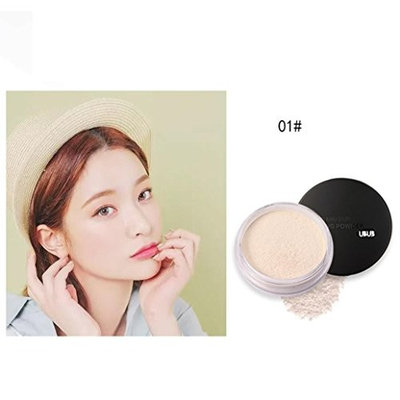 Translucent Loose Powder, FTXJ Oil Lasting Anti-sweat Breathable Transparent Loose Powder Makeup Tool