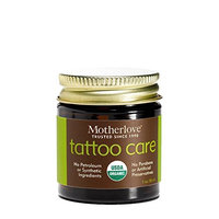 Motherlove Organic Herbal Tattoo Care Salve for Soothing New Tattoos, 1 oz Jar