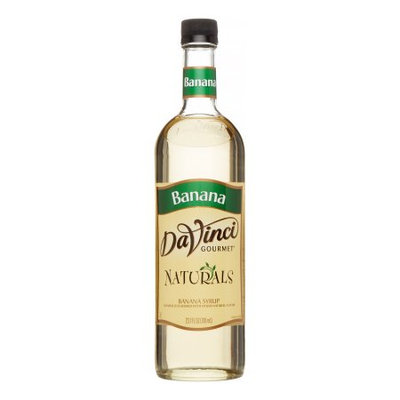 Da Vinci Naturals Syrup, Banana, 700 mL (Glass)