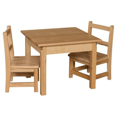 Wood Designs Square Table and Chair Set