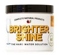 Complete Natural Products Brighter Shine - 60 Uses, Natural Lemon Dishwasher Additive & Cleaner, Hard Water Spots Remover