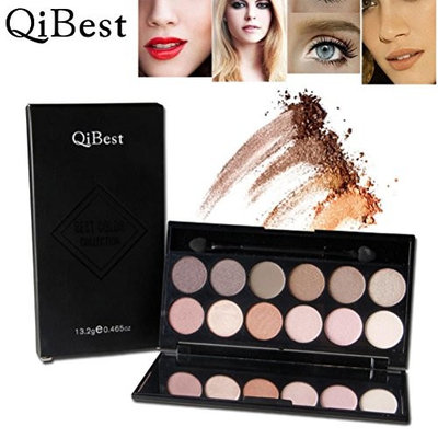OVERMAL 2016 Qibest Cosmetic Makeup Blusher 12 Colors Concealer Eye shadow