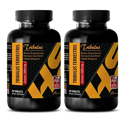 Testosterone pills natural - TRIBULUS TERRESTRIS EXTRACT 1000 Mg - Tribulus extract - 2 Bottle 180 Tablets