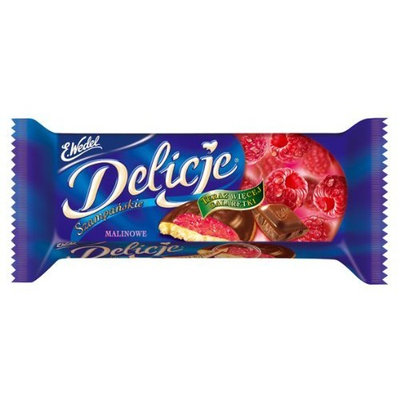 LU Delicje Raspberry, 5.19-Ounce Packages (Pack of 24)