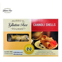 Russo's Gluten Free Cannoli shells - 3.5 Oz (6 Canoli shells) - 100% Gluten Free, Made in a strictly Glutenfree Facility