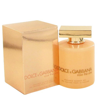 D & G Rose The One By Dolce & Gabbana For Women Shower Gel 6.8 Oz