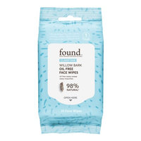 Hatchbeauty Products FOUND CLARIFYING Willow Bark Oil Free Face Wipes, 25 Count