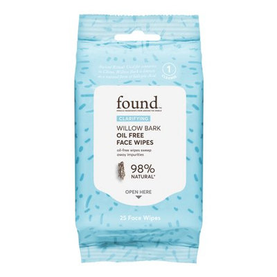 Hatchbeauty Products FOUND CLARIFYING Willow Bark Oil Free Face Wipes, 25 Count