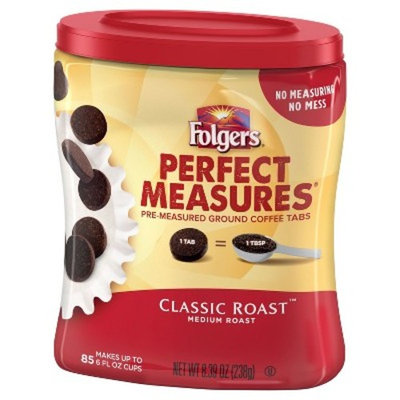 Folgers Perfect Measures Classic Roast Medium Roast Coffee - 85ct