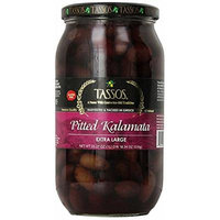 Tassos Pitted Kalamata Olives XL Imported From Greece 35.27oz