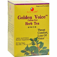 Health King Golden Voice Herb Tea, 20 Count by Health King