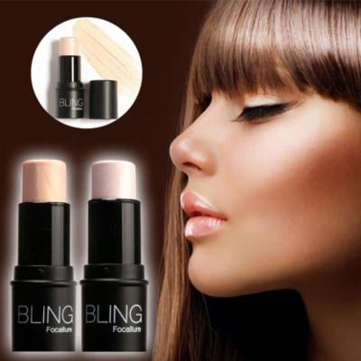 Highlighter Stick Shimmer Powder Cream Shadow Highlighting Waterproof Face Eyes Makeup Cosmetics Silver Gold WSY