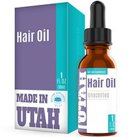 FLASH SALE - Hair Oil Unscented Formula For Hair Health, With Argan Oil, Jojoba Oil, Almond Oil and 6 Other Nutrient Rich Oils Including Vitamin E, Promotes Healthy Hair And Fight Common Hair Problems