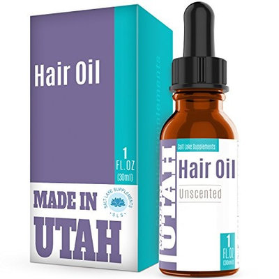 FLASH SALE - Hair Oil Unscented Formula For Hair Health, With Argan Oil, Jojoba Oil, Almond Oil and 6 Other Nutrient Rich Oils Including Vitamin E, Promotes Healthy Hair And Fight Common Hair Problems