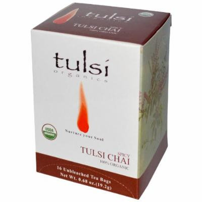 The Tao of Tea, Organic Spicy Tulsi Chai, 16 Tea Bags, 0.68 oz (19.2 g)