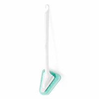 Long Handle Multifunctional Triangular Sponge Brush Usuful Brush/5 Pcs Replacement Clothes Kitchen Bathroom Toilet Cleaning Tool