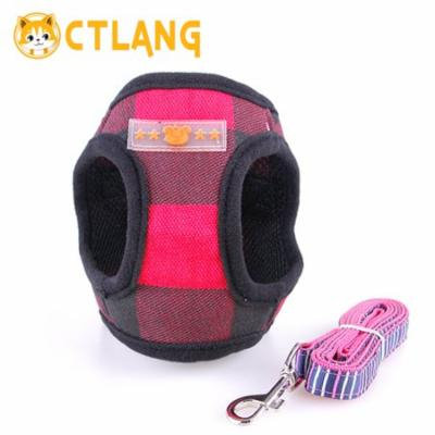 Pet Supplies Floral Breathable Pet Harness Chest Back Traction Rope Pet Belt