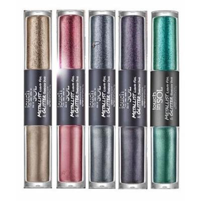 Touch in SOL Metallist Liquid Foil & Glitter Eye Shadow Duo No.6~No.10 Colors SET (Total 5 Colors)
