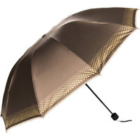 SumacLife Rainy/UV Travel Umbrella 44in (Coffee)