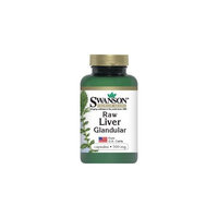 Swanson Liver Glandular 500 Milligrams 60 Capsules
