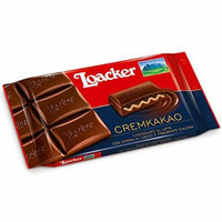 Loacker creamy cocoa milk chocolate (2 x 87g)