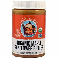 Wild Friends Organic Sunflower Butter Maple -- 16 oz pack of 2